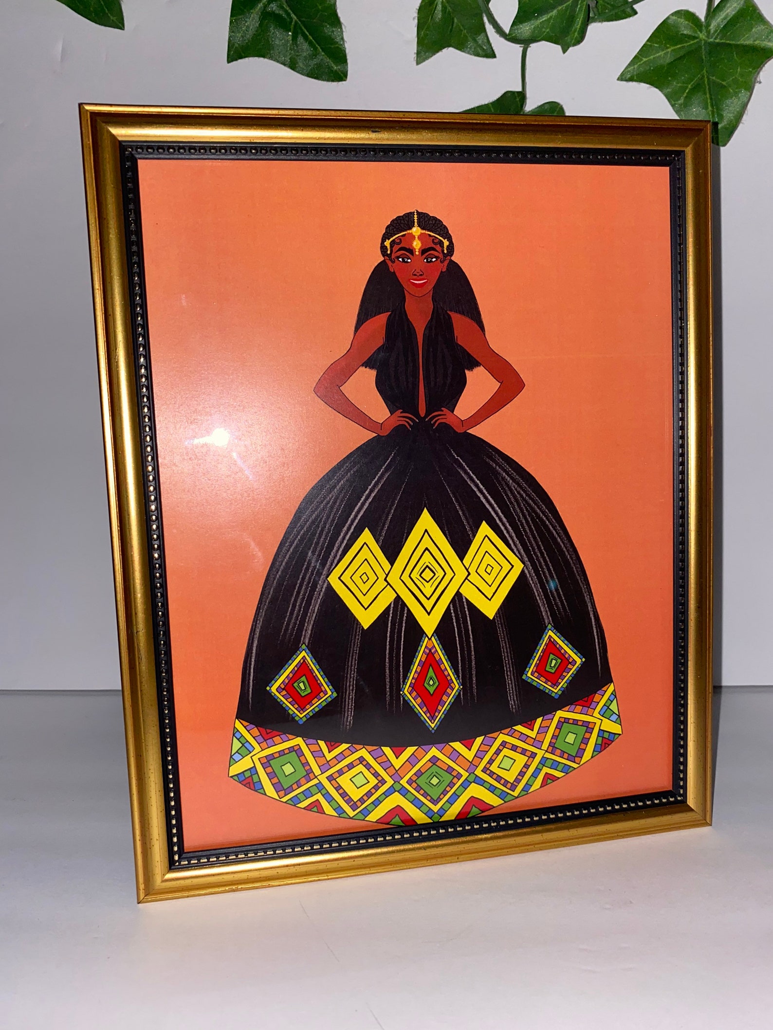 Ethiopian Art / Eritrean Art / Ethiopian Decor / Habesha Kemis Etsy