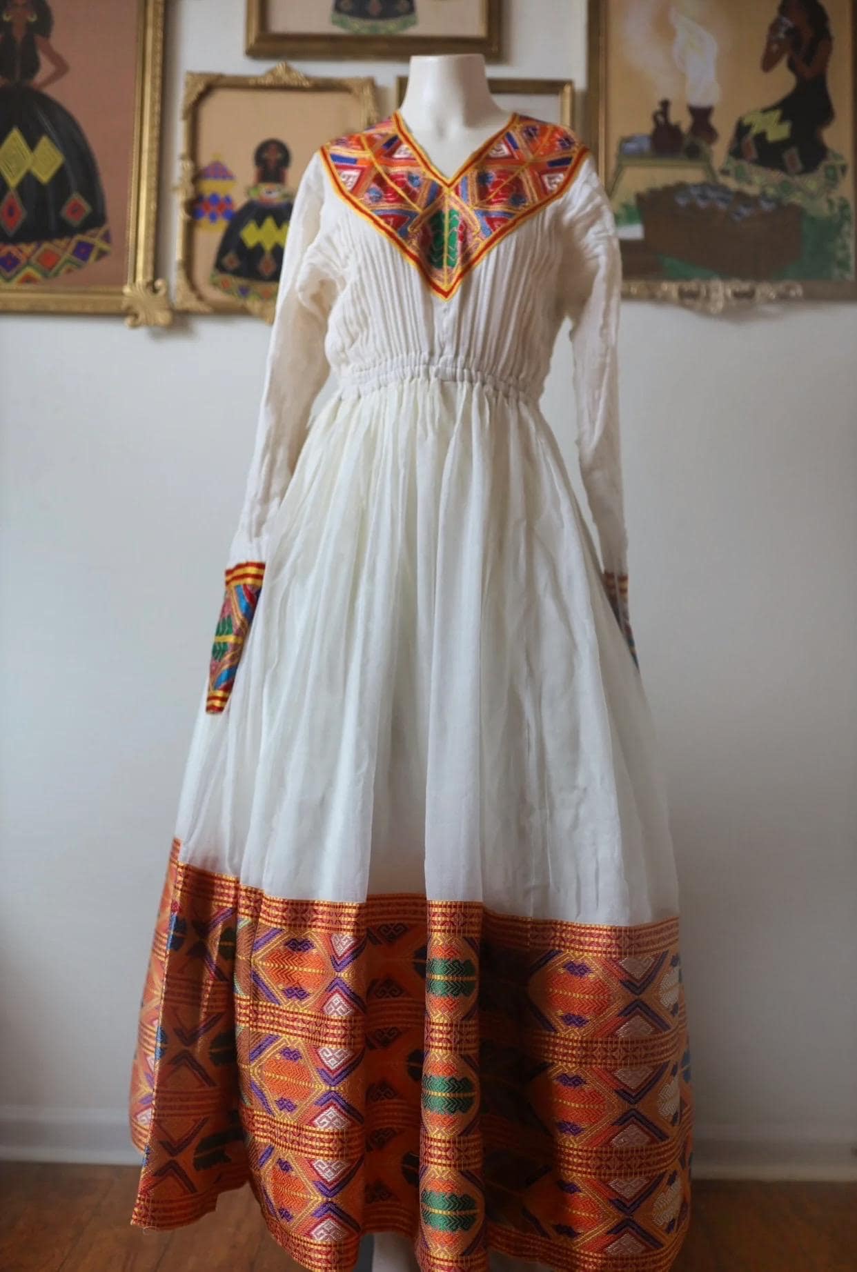 Custom Habesha KemiS Dress: Ethiopian Eritrean Wedding Zuria