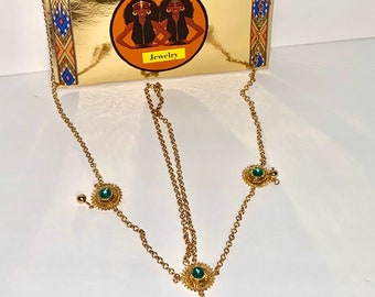 Ethiopian Jewelry / Green /  Eritrean Jewelry / African Jewelry Set / Habesha jewelry / Ethiopian wedding Jewelry / Ethiopian Gift /