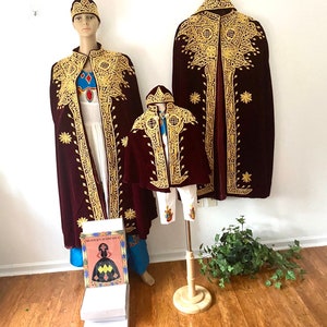 Ethiopian Kaba / Eritrean Kaba / Kabba / Wedding Kaba / Custom order Kaba / Burgundy Kaba / Mels Kaba / Melsi Kaba / 3 - 4 weeks to deliver