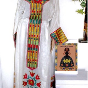 Ethiopian Traditional Dress / Modern Habesha Kemis / Eritrean Zuria / Habesha Wedding dress