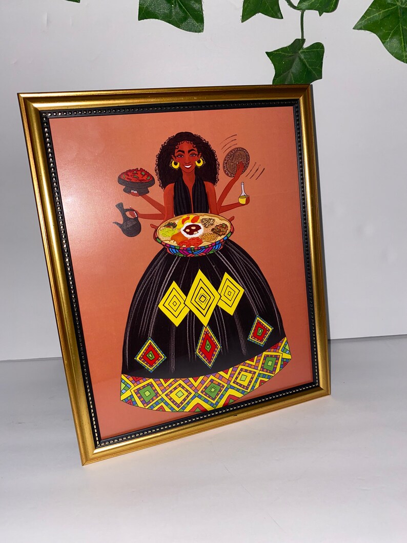 Ethiopian Art / Eritrean Art / Ethiopian Print / Decor / Etsy