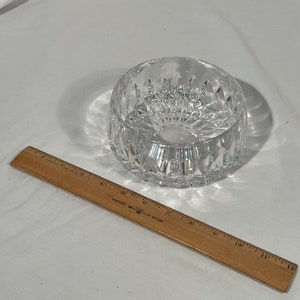 Crystal Gurham Althea cut Candy Dish