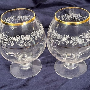 Vintage Brandy Glasses (Set of 2)