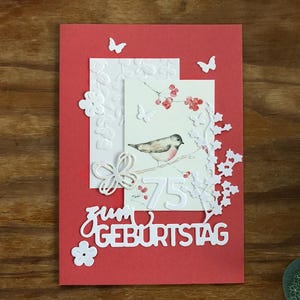 Karte 75 Geburtstag, Geburtstag 75er, 75, runder Geburtstag, fünfundsiebzigster Geburtstag