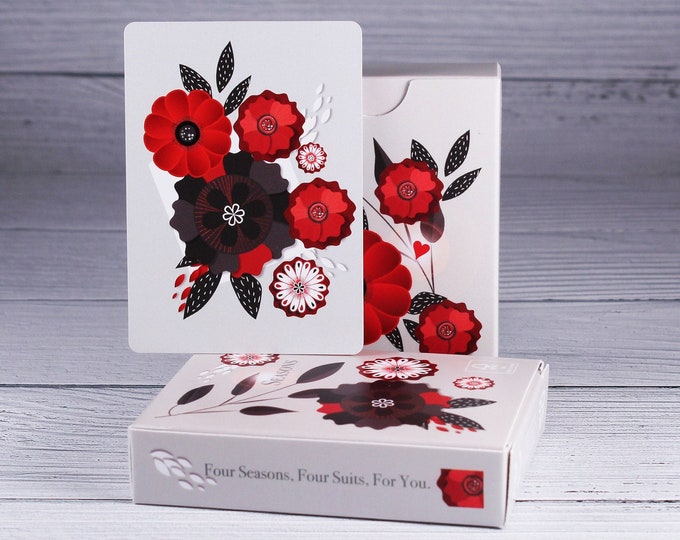 Seasons Custom Playing Cards - The perfect gift for birthdays & wedding favors!