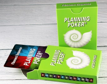 event planner business cards Fibonacci Sequence Poker Cards - Planning Poker - Perfect for business events & estimation games!