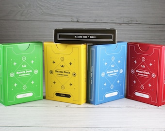 ¡Manojo! Los 5 colores de nuestros naipes de bicicletas - Corredores - Regalos para amantes del ciclismo y entusiastas del ciclismo