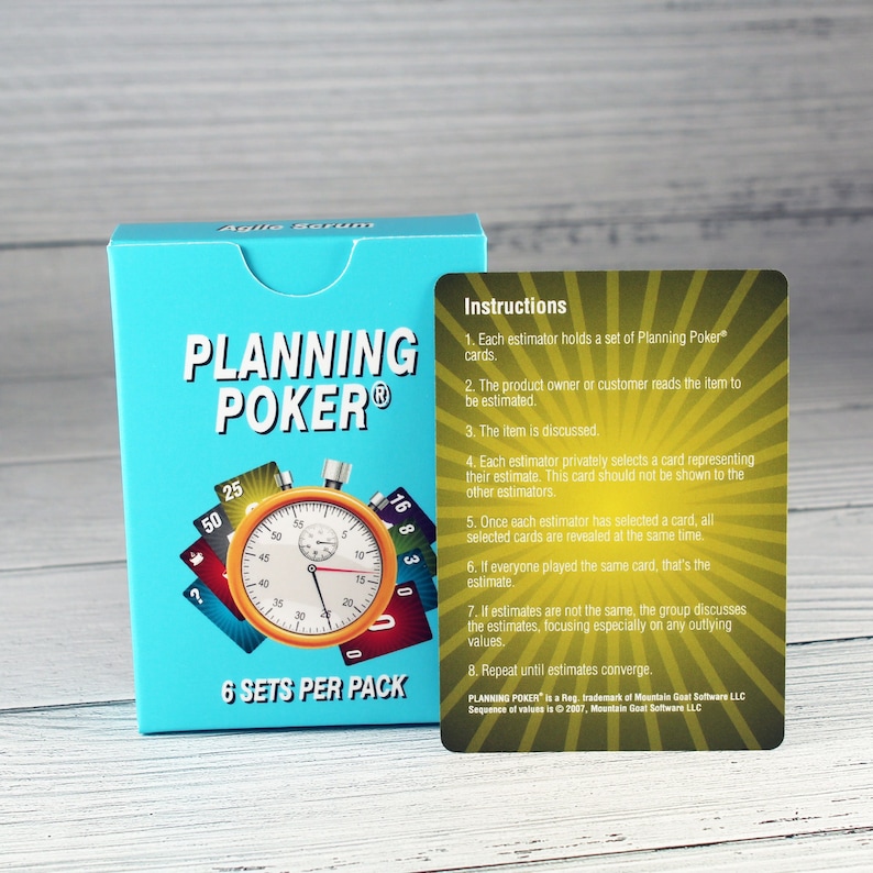 Agile Scrum Poker Cards Planning Poker Perfect for Business Events
