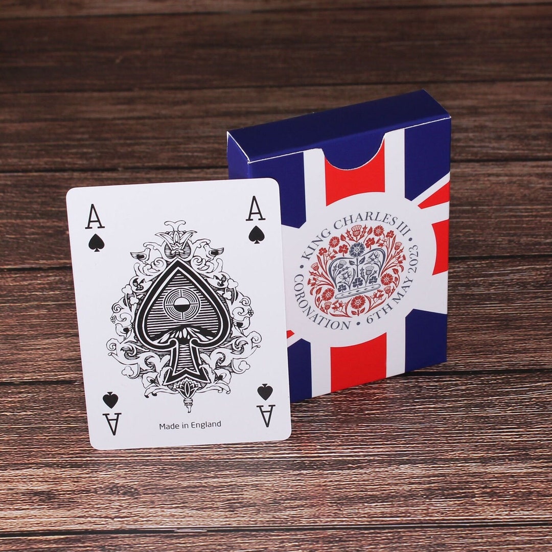 King's Coronation Official 2023 Emblem Playing Cards Etsy
