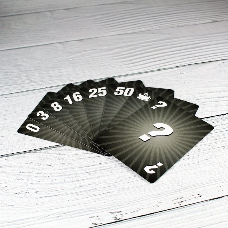 Agile Scrum Poker Cards Planning Poker Perfect for Business Events