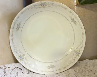 Ensemble de 3 bols Avalon Berry M Japan vintage, motif floral bleu