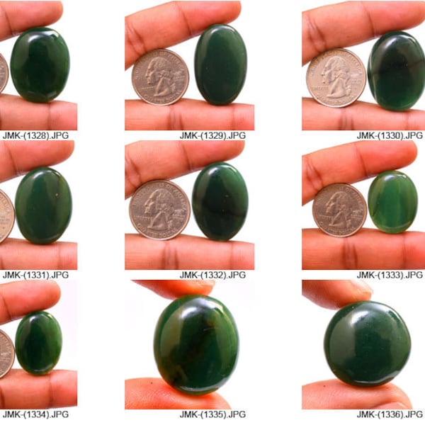 Aaa+ Quality Top Natural handmade polish GREEN AVENTURINE cabochon Flat back gemstone, jewelry gemstone, jmk-1328-1336