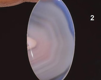 Botswaanse agaat cabochon: platte achterkant gestreepte edelsteen, sieraden edelsteen, halfedelsteen AAA+ kwaliteit top natuurlijke losse stenen