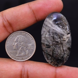 Aaa+ Quality Top Natural handmade BLACK RUTILE cabochon Flat back gemstone, jewelry gemstone,semi precious gemstone jmk-1127-1135