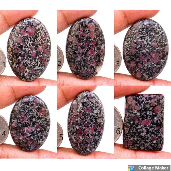 Aaa+ Quality Top Handmade Natural RUBY FALL cabochon Flat back gemstone, jewelry gemstone, Quartz cab semi precious gemstone jmk-2179-2184