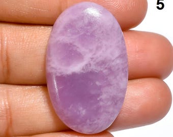 Natural Lepidolite Cabochon Gemstone- Multi Shape Purple Lepidolite Cabochon For Jewelry Making- Healing Crystal, Meditation Stone.