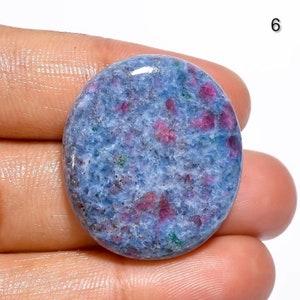 Natural Ruby Kyanite Cabochon