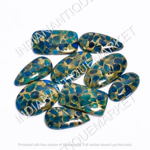 Top Grade 100% Natural Copper Pasted Apatite loose cabochon gemstone lot, Flat back Back AAA top hand made hand polished Loose gemstone lot