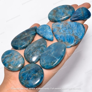 Blue Apatite Calming Crystal Creatività / Meditation Stone / Dainty Apatite Crystal / Dimensioni da 20MM A 40MM