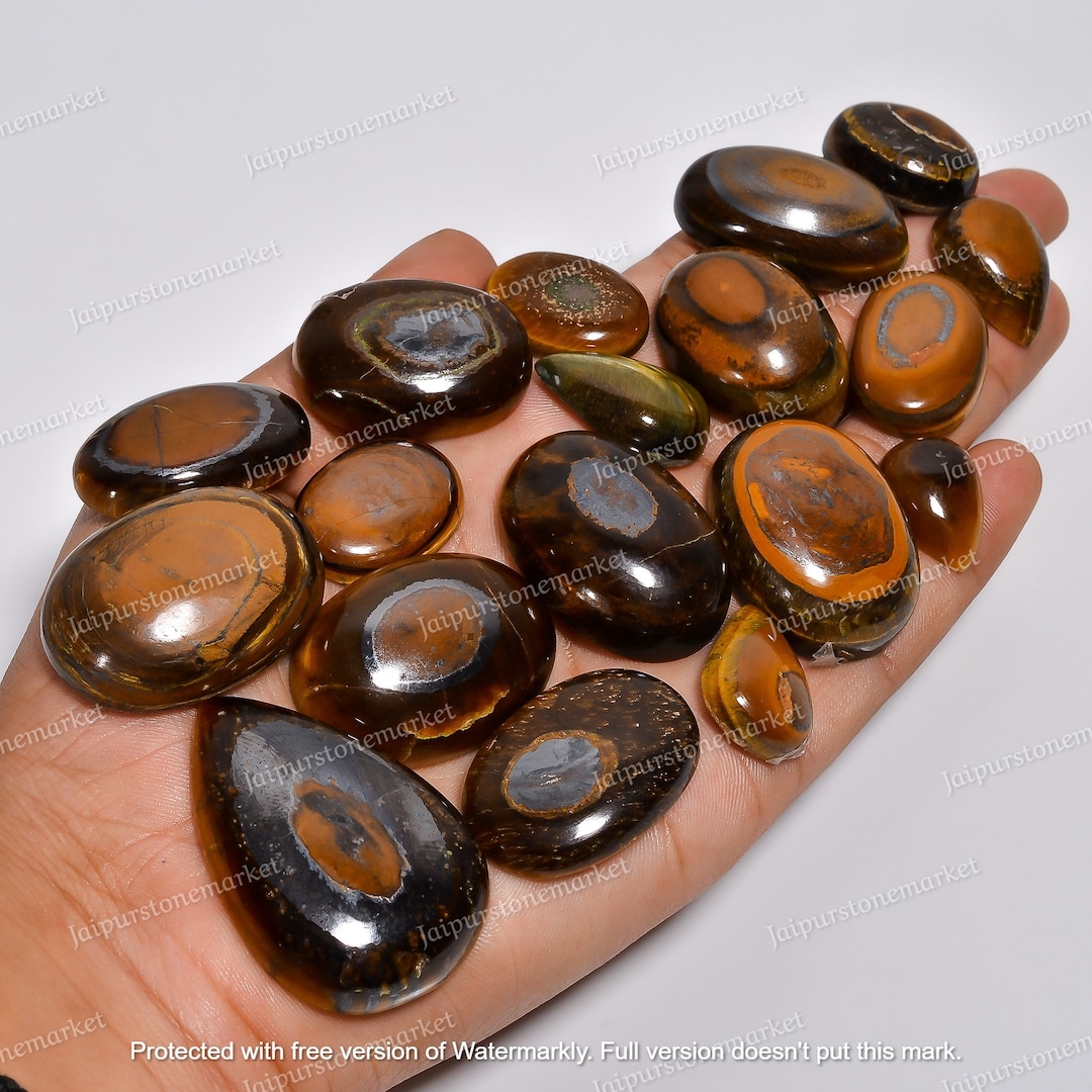 Real Tiger Eye Stone, Natural Tigers Eye Cabochon, Wholesale Tigers Eye