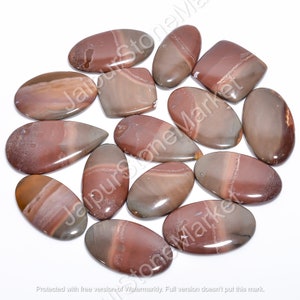 AAA+ Top Quality of Natural Larsonite Jasper Cabochon Loose Gemstone For Making Jewelry, Flatback, Hand Made, Hand Polished Gemstone Lot