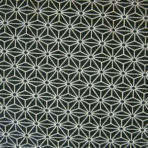Cotton fabric Japanese pattern "Asanoha" midi