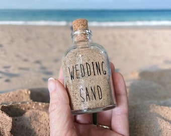 Wedding Sand Bottle For Beach Weddings Jar Honeymoon Keepsake Newly Wed Present Wedding Sand Gift Keepsake Gay Wedding Gift