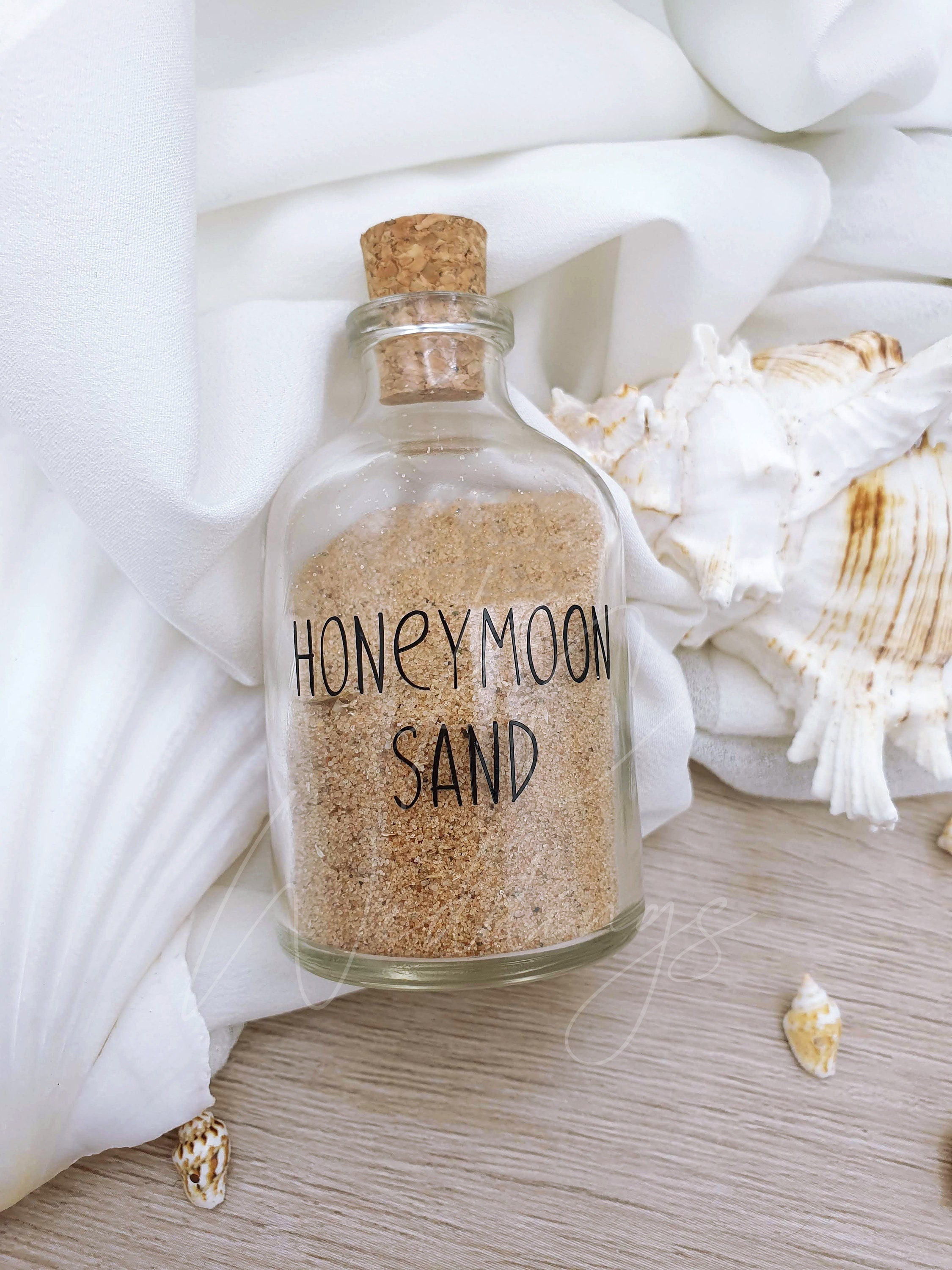 Honeymoon Sand Bottle Bottles for Wedding Sand Honeymoon 