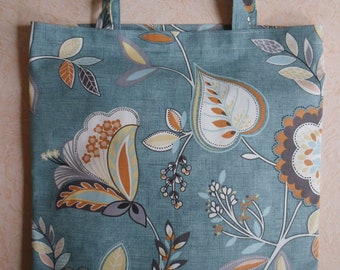 Stofftasche, Einkaufstasche, Shopper, Jugendstil-Blüten, Stoffbeutel