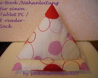 E-book for a tablet cushion, tablet PC/sewing instructions, cushion, tablet stand, ebook