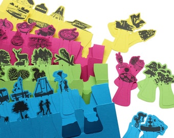 Multi pack of pageCUES  themed sets of card bookmarks