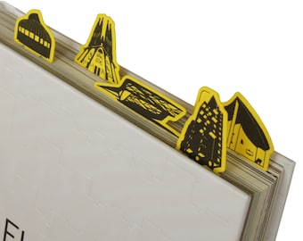 Architecture pageCUES, architecture themed card bookmarks