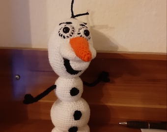 Häkelanleitung Olaf von Frozen, Schneemann