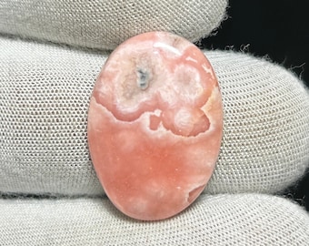Awesome Top Grade Quality 100% Natural Rhodochrosite Cabochon Loose Gemstone For Making Jewelry {17 Carats (23X16X4 MM )