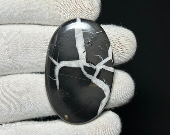 Natural Black Septarian cabochon  Gemstone Top Quality Black Septarian Cabochon Black Septarian Loose semi precious Jewelry