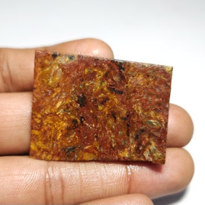 Pietersite Slab, Natural Pietersite Rough Slab, Pietersite loose stone Not Polished Slab, Semi Precious Stone 72 Cts. 41X33X4mm STZ-2980 image 8