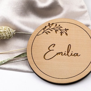 Personalisiertes Namensschild, Holz Kinderzimmerdeko, Geschenke zur Geburt