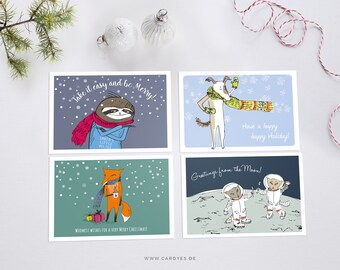 Niedliche Weihnachtskarten Etsy