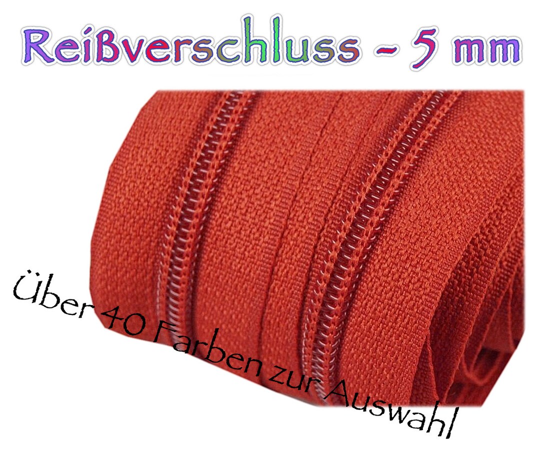 Endless Zipper Helical. 5 Mm Fb287 Etsy UK