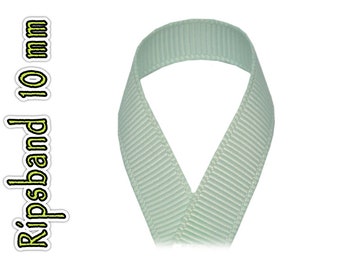 Ripsband pastellmint 10 mm