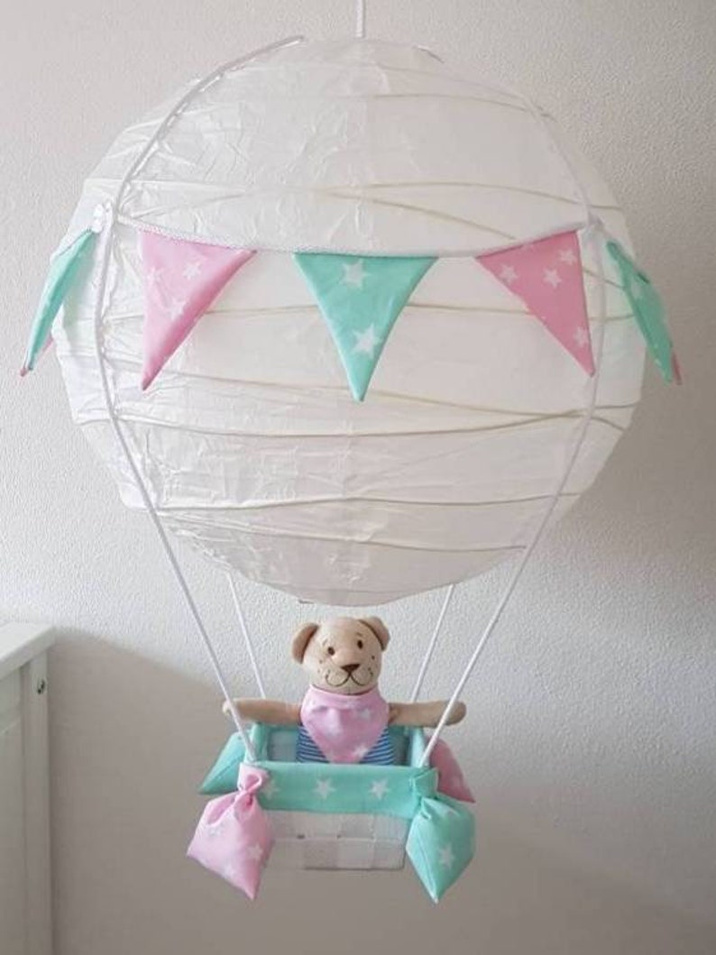 Balloon hot air balloon lamp nursery decoration gift birth Etsy