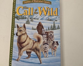 Vintage The Call of the Wild Illustrated Book, Jack London