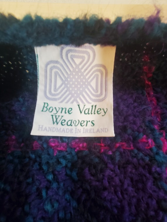 Hand Made Knitted Irish Boyne Valley Weavers Cape.