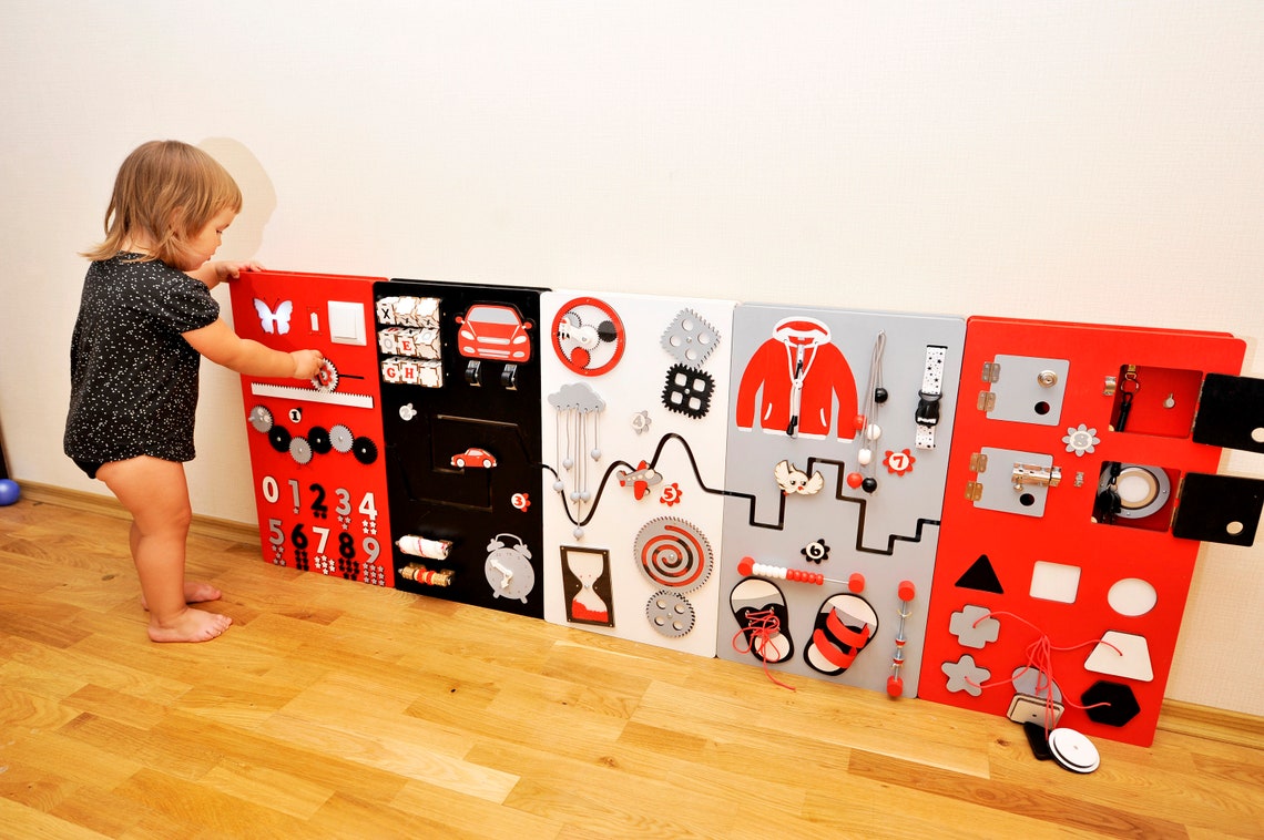 Montessori Children Learning Wall Toy Kids Waiting Room Etsy UK