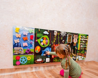 Waiting room kids furniture for pediatric dental clinic Camping theme Wooden montessori equipment