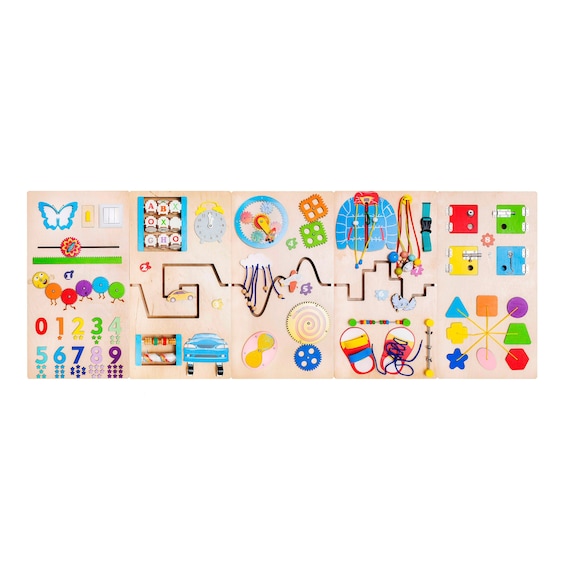 Buy Sensory Wall Panels Activity Board Calming Busy Board for Kids  Montessori Toddler Activities Fine Motor Skills Fidget Tool Online in India  