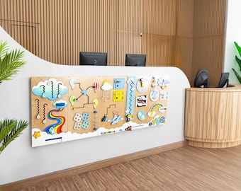 Sky Sensory Wall Panel set of 5 pcs: Interactive Montessori Toy, Autism ADHD Therapy, special needs sensory room design