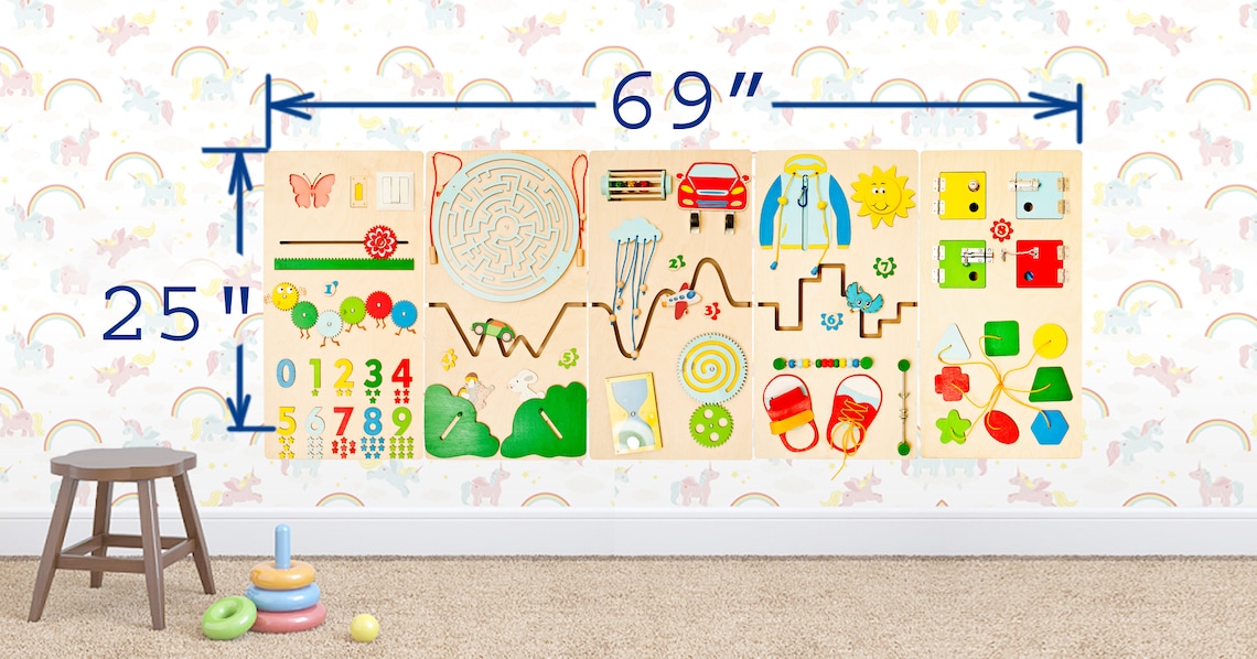 Wall Toy for Toddlers Kids Play Area Special Needs Activity Etsy