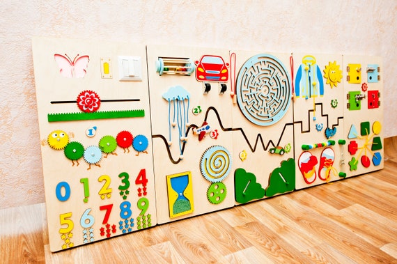 Sensory Solution For Pediatric Waiting Room Or Dental Office Tactile Wall Toddler Busy Board Educational Wall Toy For Kids Playroom